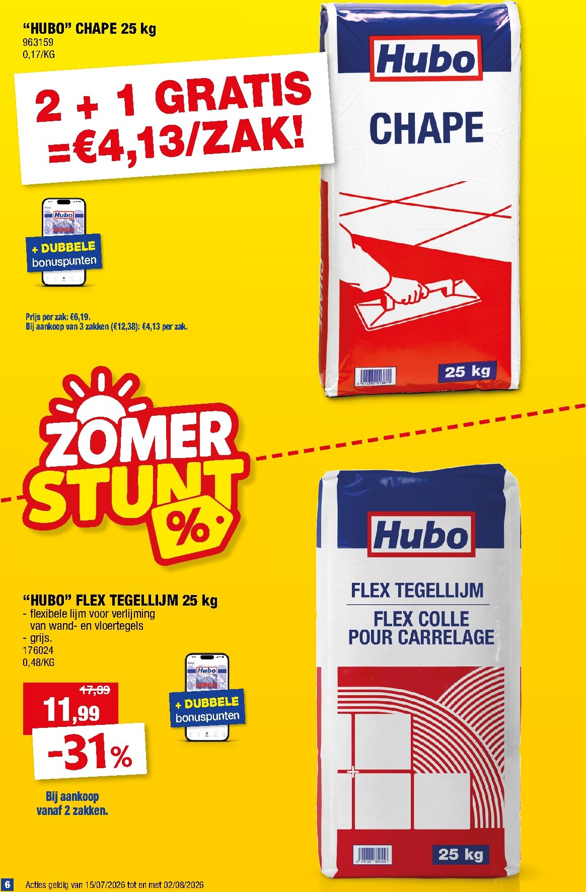 hubo - Huidige Hubo folder geldig van woensdag 22/07/2026 tot zondag 02/08/2026 - page: 6