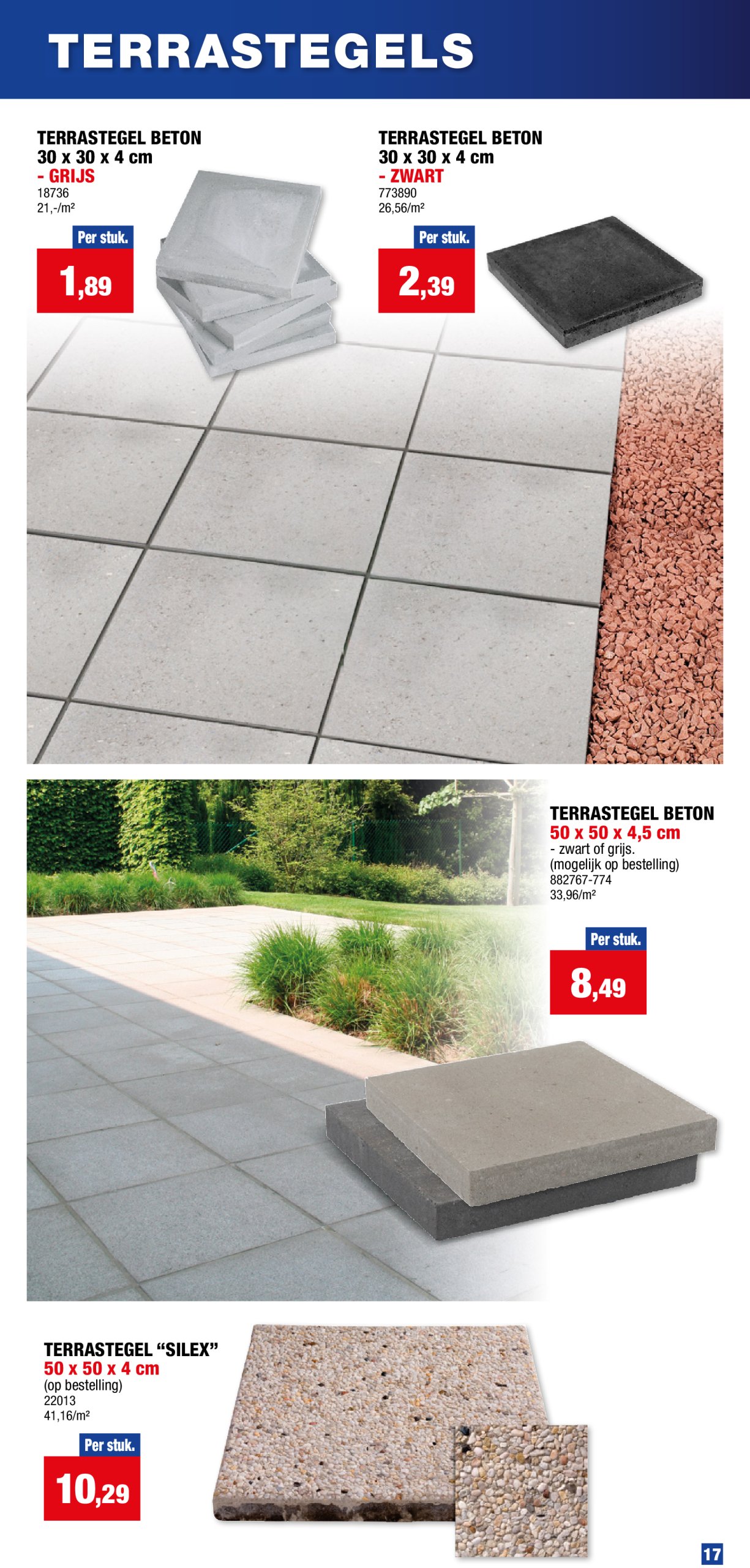 hubo - Hubo - Terras & bestrating folder geldig vanaf 26/05 - 31/08 - page: 17