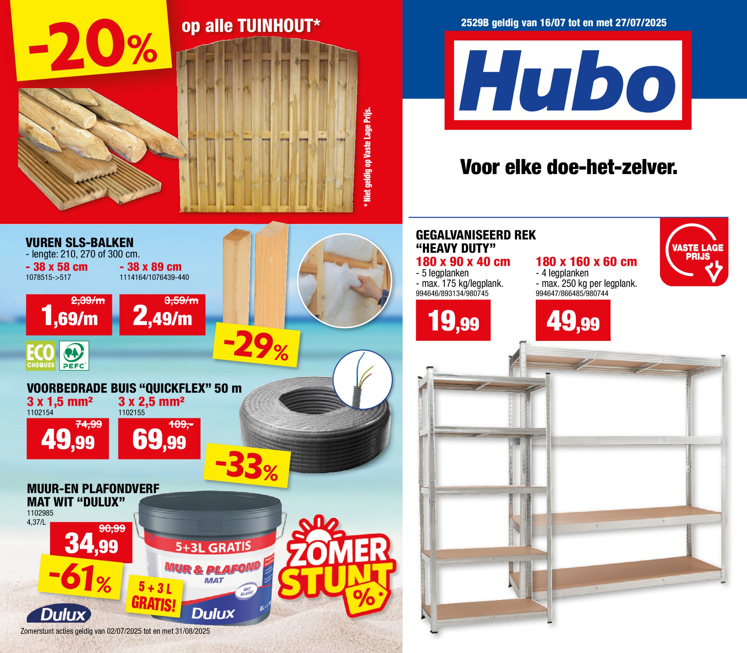hubo - Hubo folder geldig vanaf 16/07 - 27/07