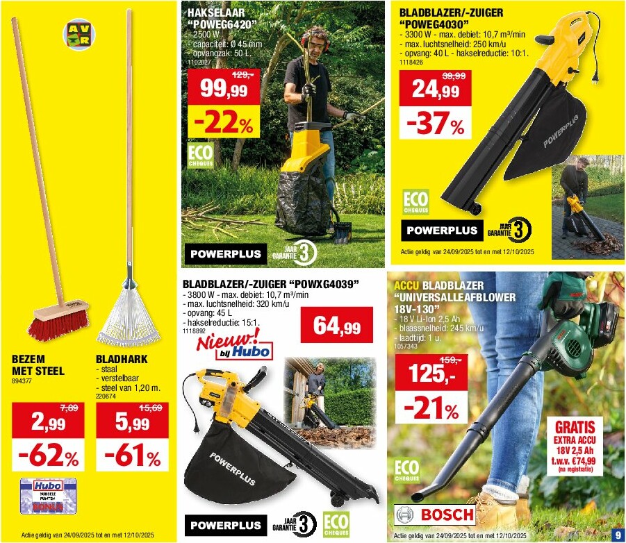 hubo - Hubo folder geldig vanaf 24/09 - 05/10 - page: 9