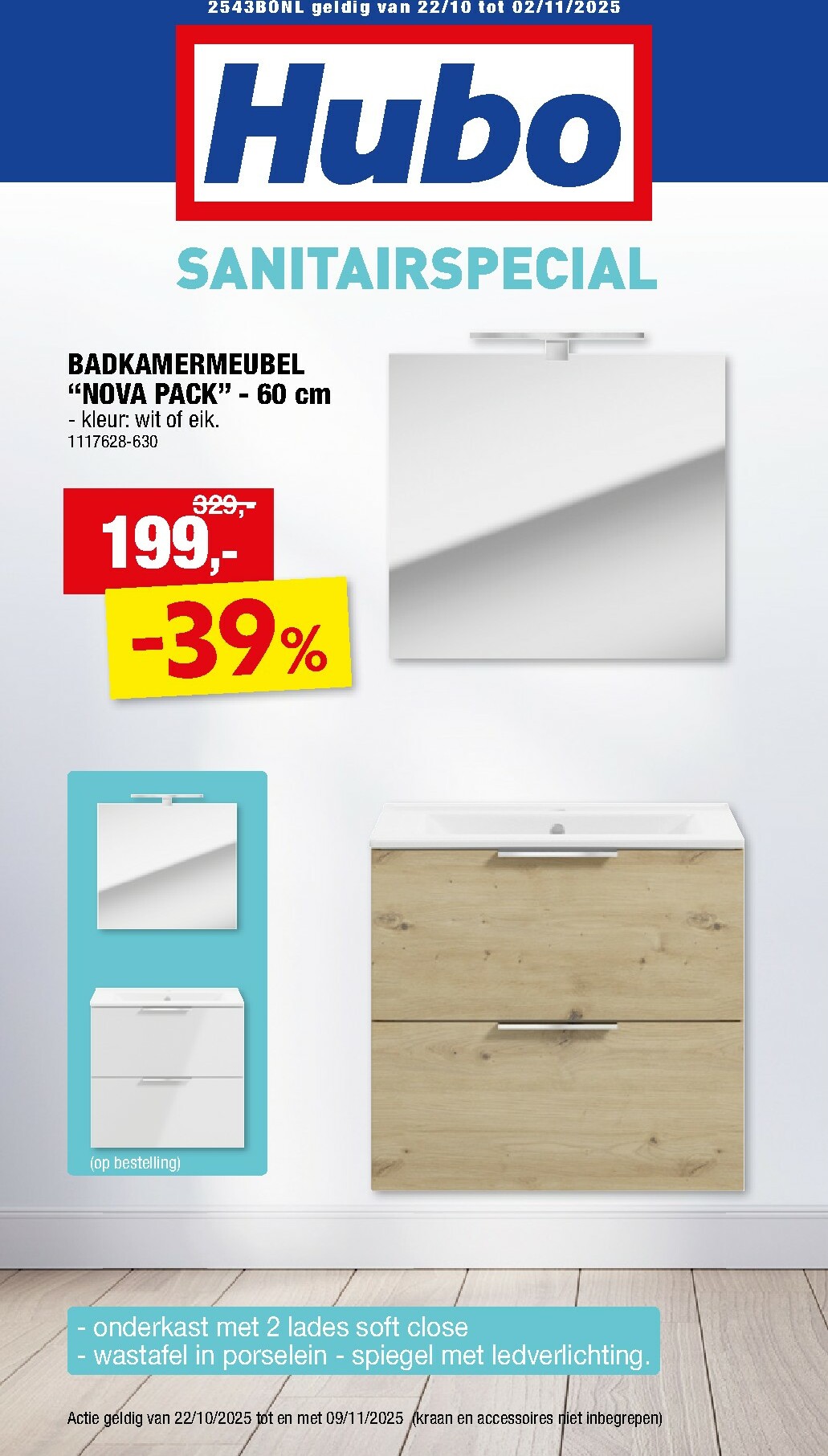 hubo - De Hubo - Sanitairspecial folder geldig vanaf 22/10 t/m 02/11
