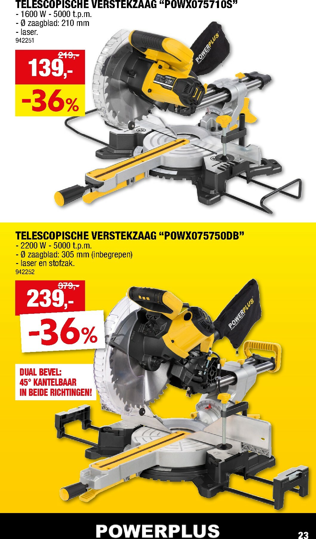 hubo - De Hubo - Gereedschap folder geldig vanaf 01/11 t/m 31/01 - page: 23