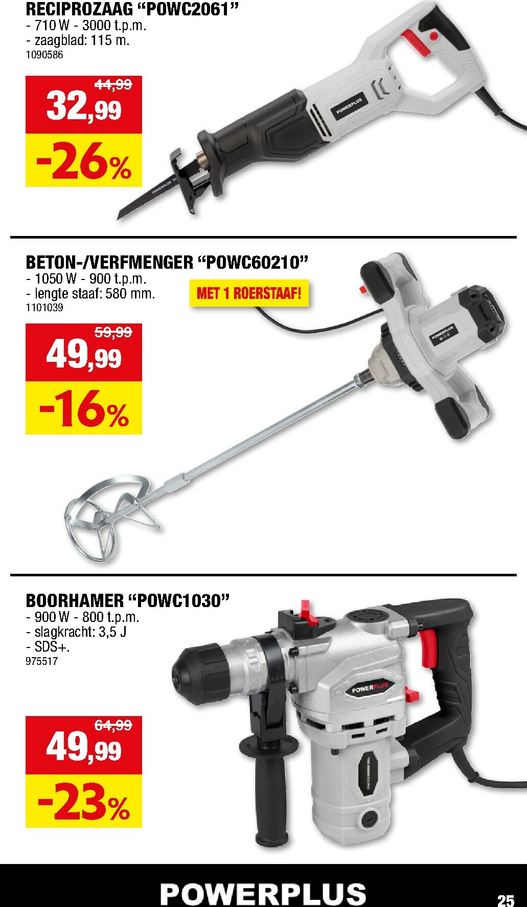 hubo - De Hubo - Gereedschap folder geldig vanaf 01/11 t/m 31/01 - page: 25