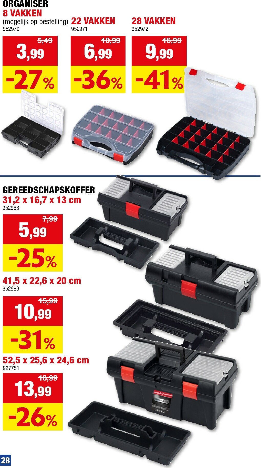 hubo - De Hubo - Gereedschap folder geldig vanaf 01/11 t/m 31/01 - page: 28