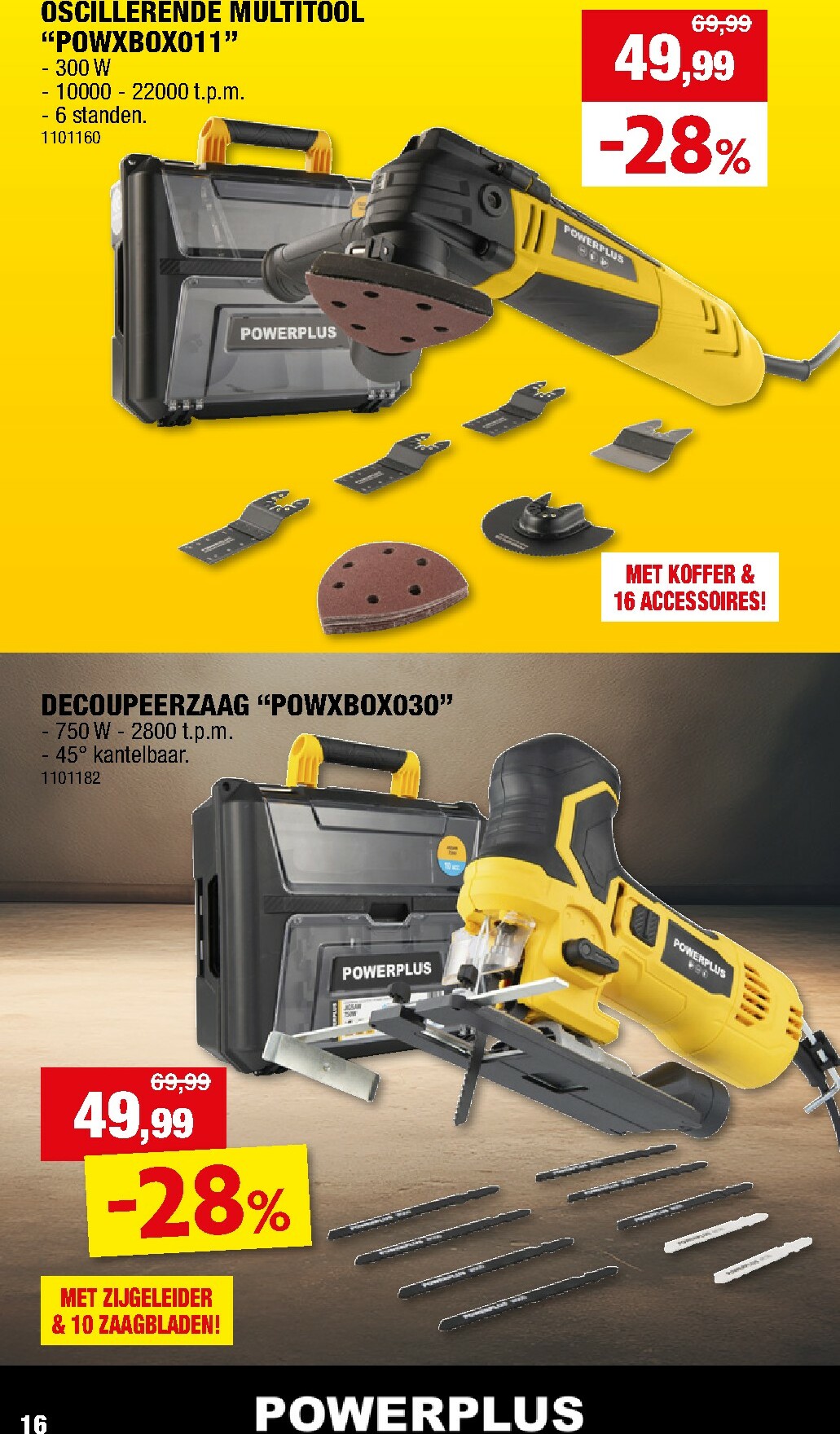 hubo - De Hubo - Gereedschap folder geldig vanaf 01/11 t/m 31/01 - page: 16