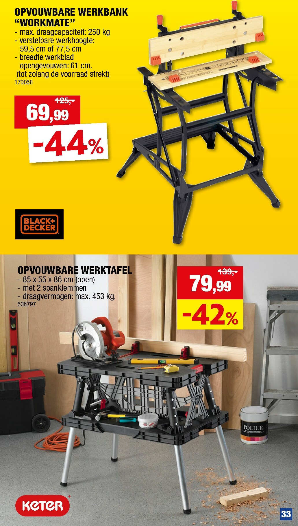 hubo - De Hubo - Gereedschap folder geldig vanaf 01/11 t/m 31/01 - page: 33