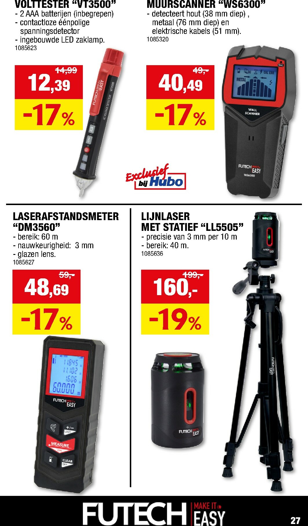 hubo - De Hubo - Gereedschap folder geldig vanaf 01/11 t/m 31/01 - page: 27