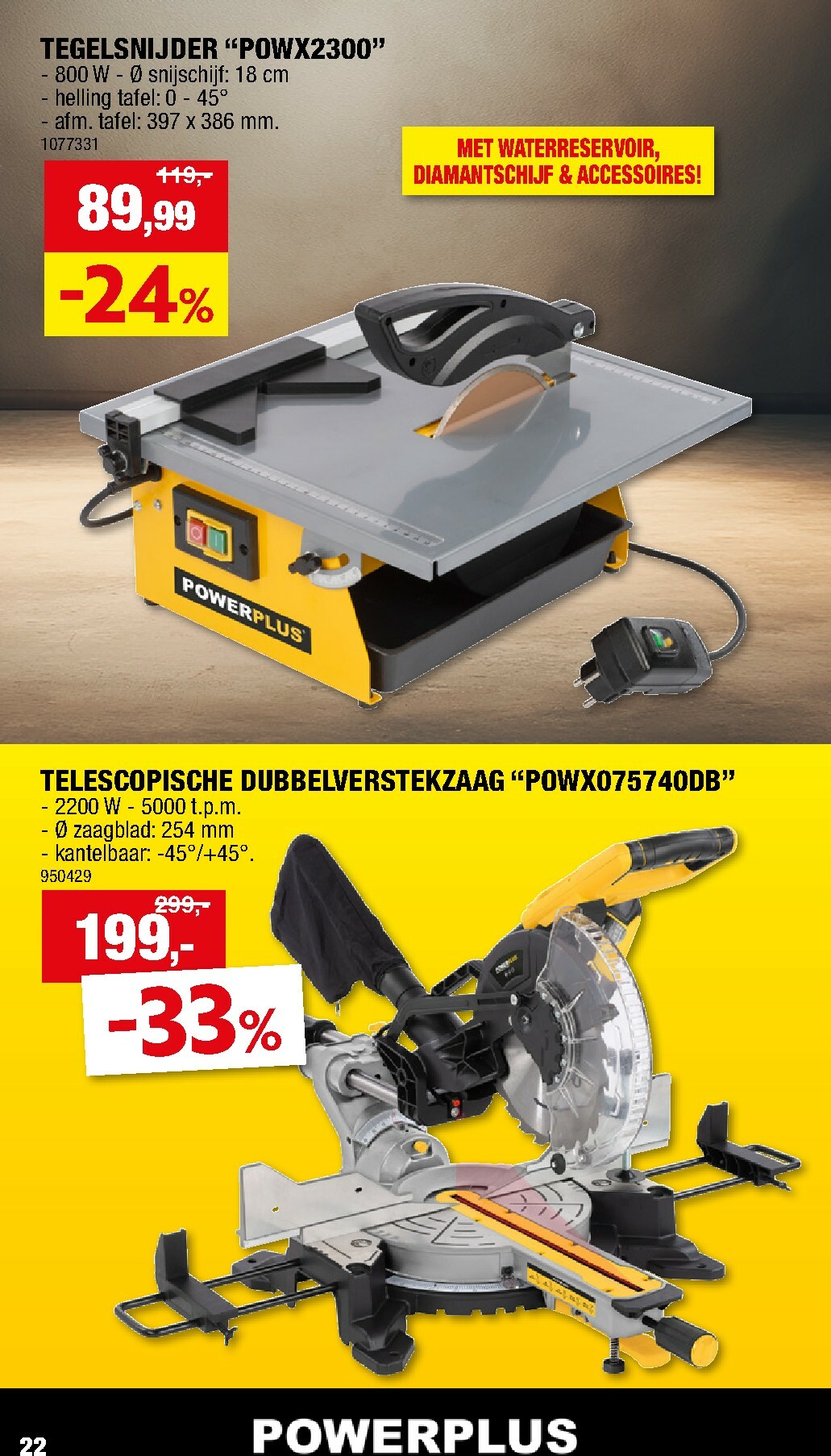 hubo - De Hubo - Gereedschap folder geldig vanaf 01/11 t/m 31/01 - page: 22