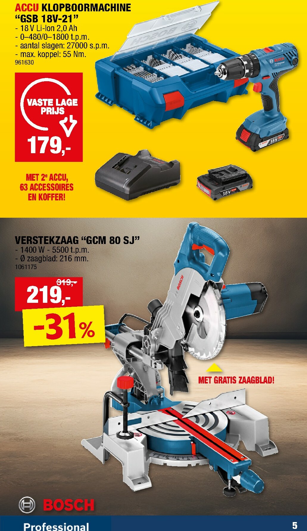 hubo - De Hubo - Gereedschap folder geldig vanaf 01/11 t/m 31/01 - page: 5