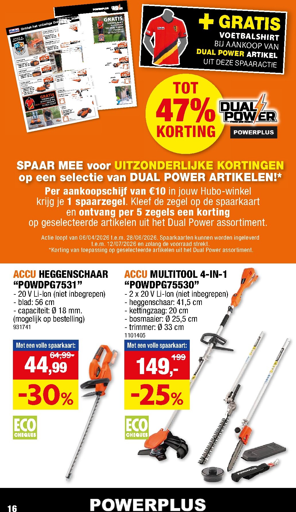 hubo - Huidige Hubo - Gereedschap folder geldig van vrijdag 01/05/2026 tot dinsdag 30/06/2026 - page: 16