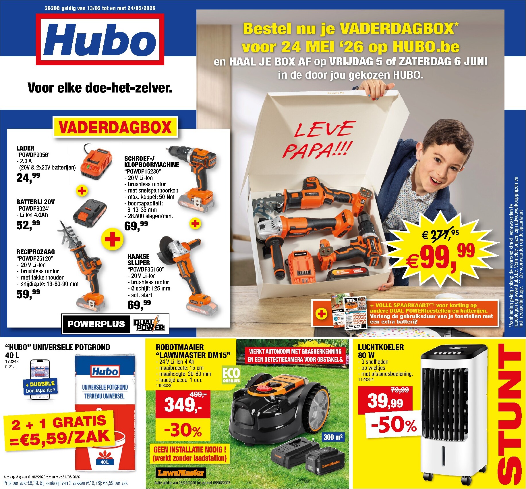 hubo - Huidige Hubo folder geldig van woensdag 13/05/2026 tot zondag 24/05/2026