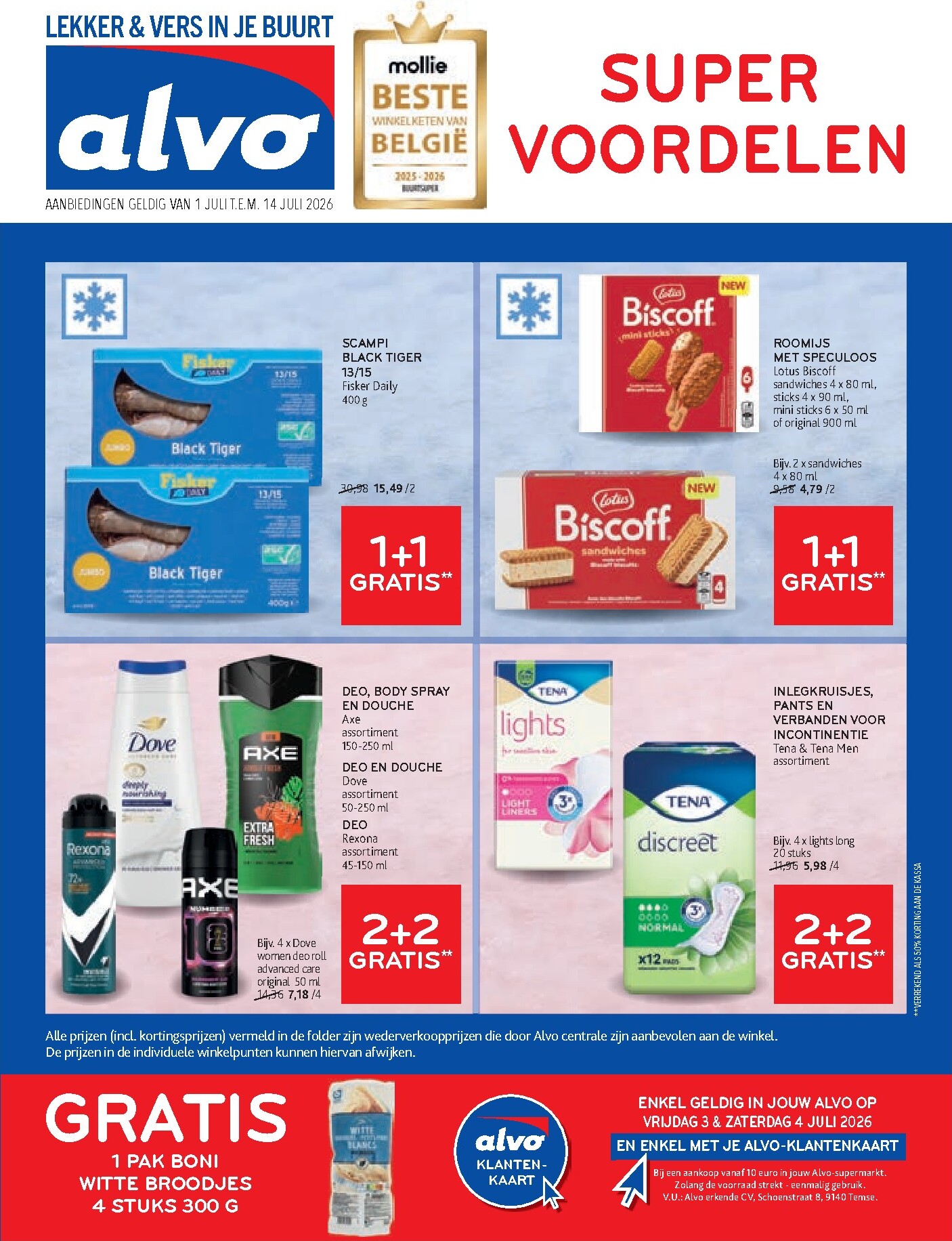 alvo - Huidige Alvo folder geldig van woensdag 01/07/2026 tot dinsdag 14/07/2026