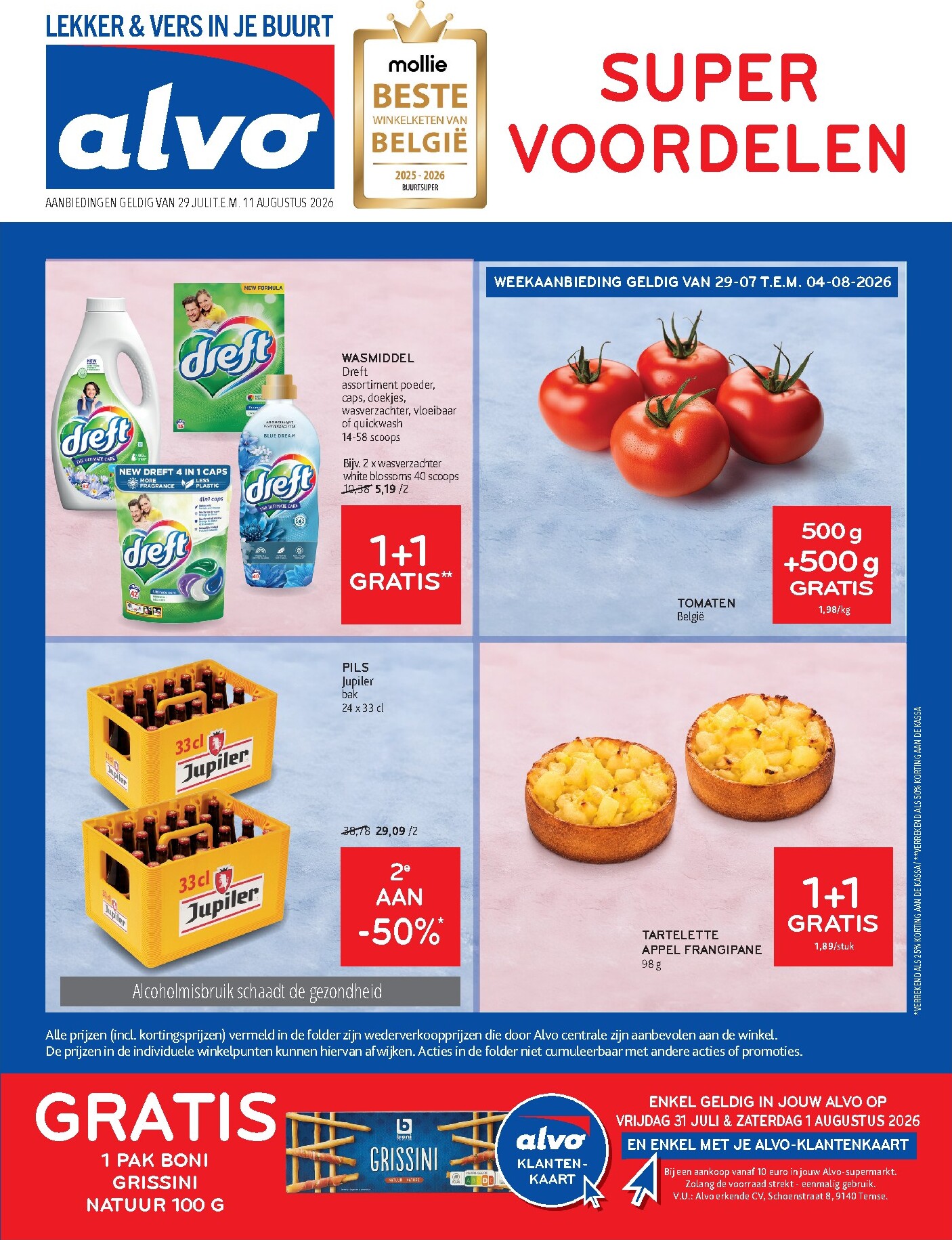 alvo - Huidige Alvo folder geldig van woensdag 29/07/2026 tot dinsdag 11/08/2026