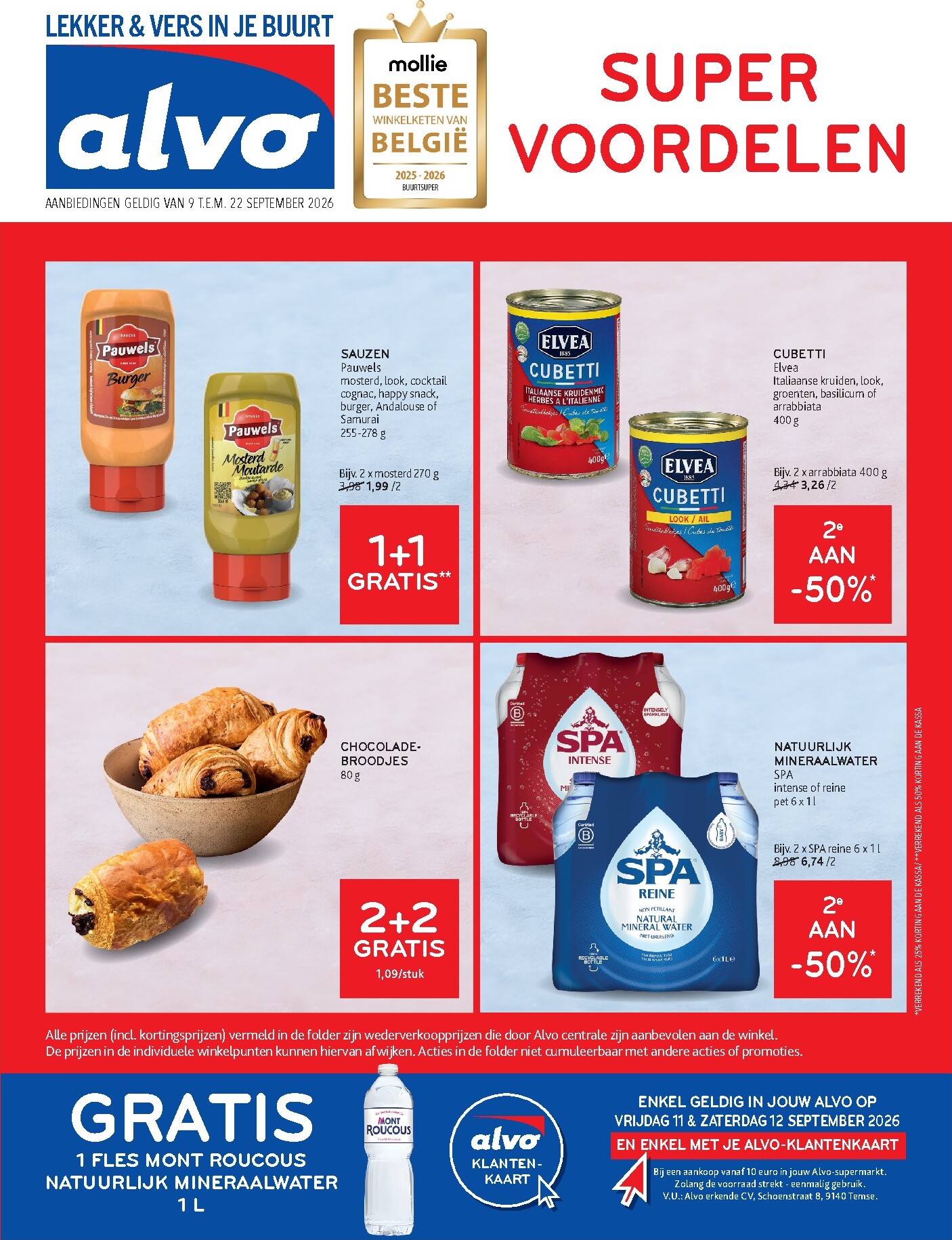 alvo - Huidige Alvo folder geldig van woensdag 09/09/2026 tot dinsdag 22/09/2026