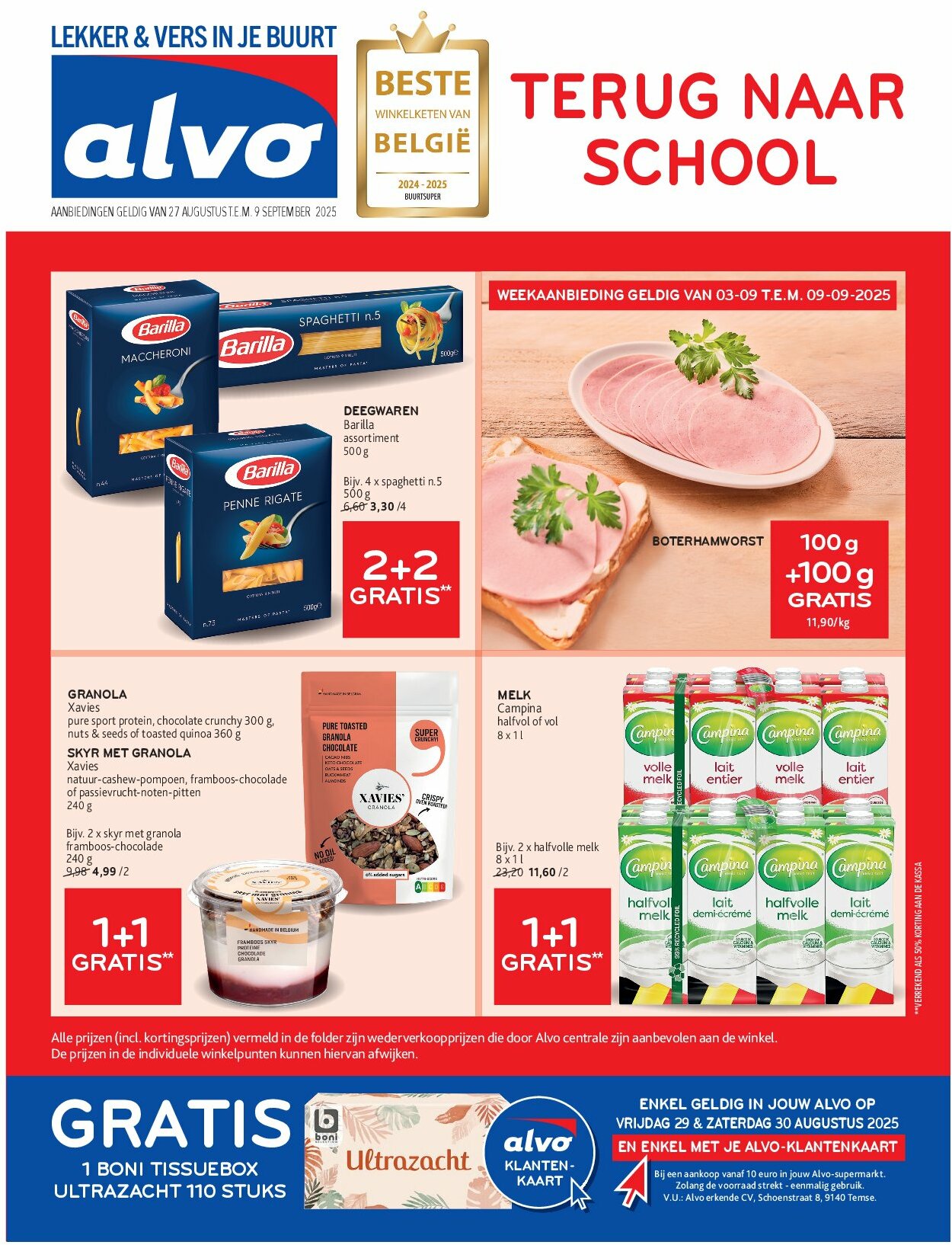 alvo - Alvo folder geldig vanaf 27/08 - 09/09