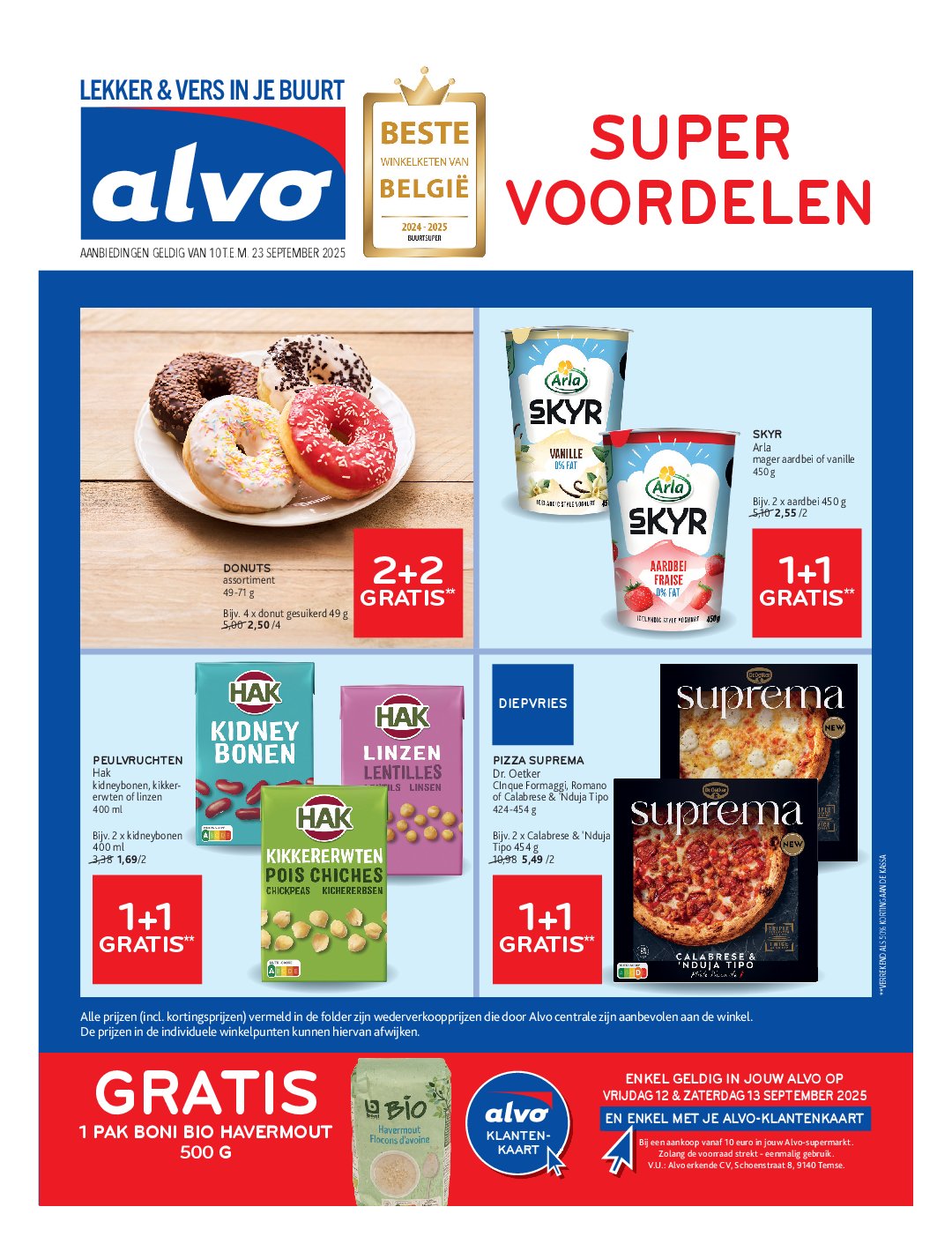 alvo - Alvo folder geldig vanaf 10/09 - 23/09