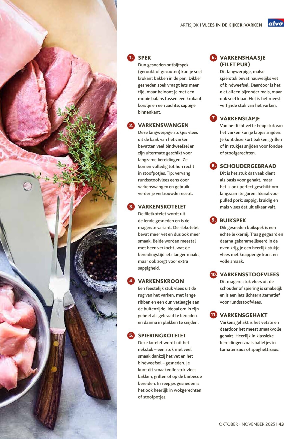 alvo - Alvo - Artisjok folder geldig vanaf 01/10 - 30/11 - page: 43