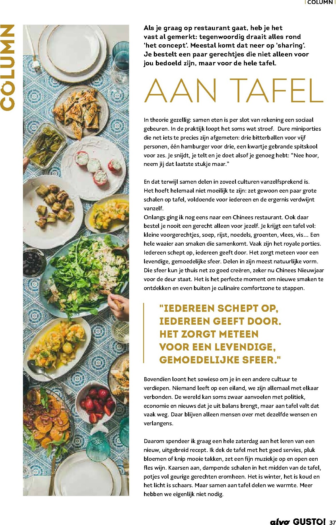 alvo - De Alvo - Gusto folder geldig vanaf 01/01 t/m 31/03 - page: 37