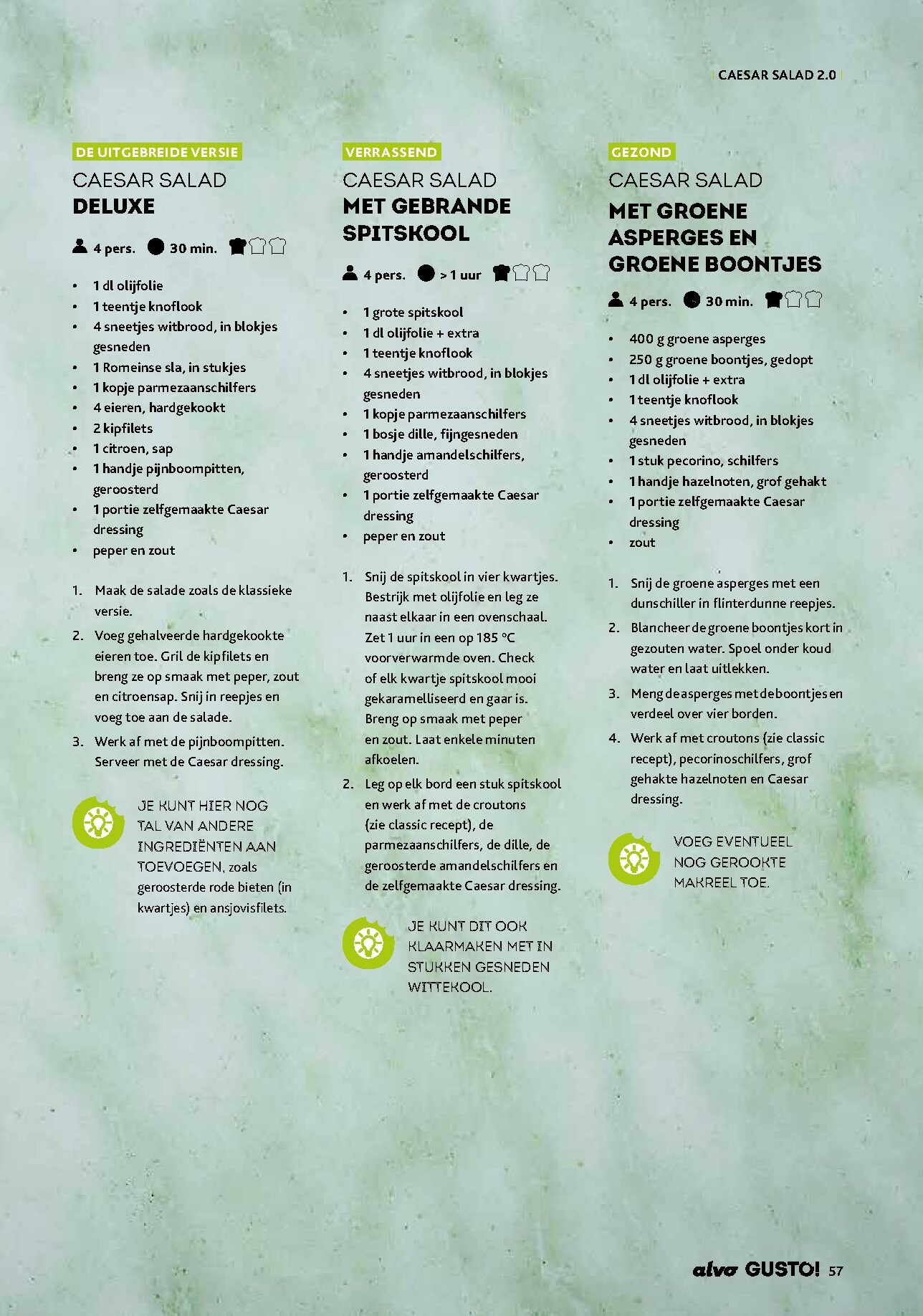 alvo - De Alvo - Gusto folder geldig vanaf 01/01 t/m 31/03 - page: 57