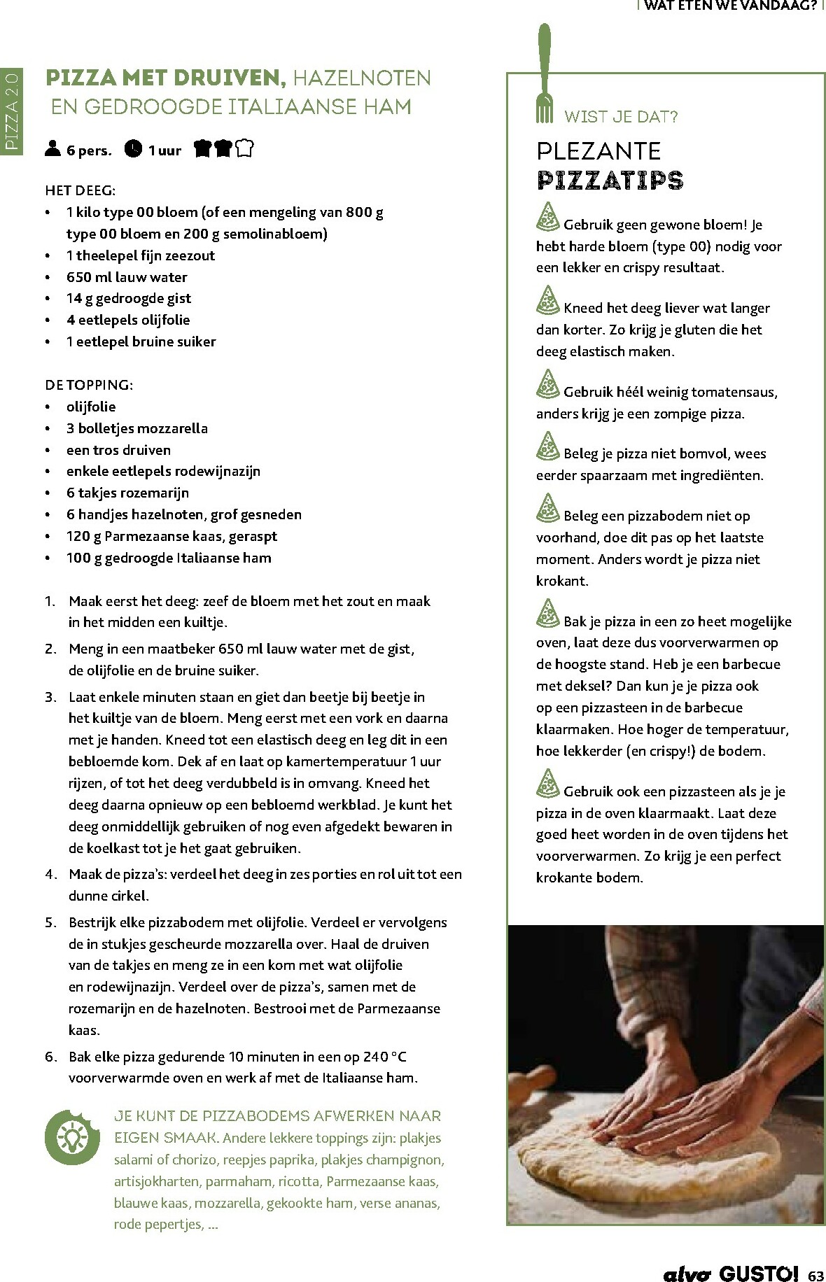 alvo - De Alvo - Gusto folder geldig vanaf 01/01 t/m 31/03 - page: 63