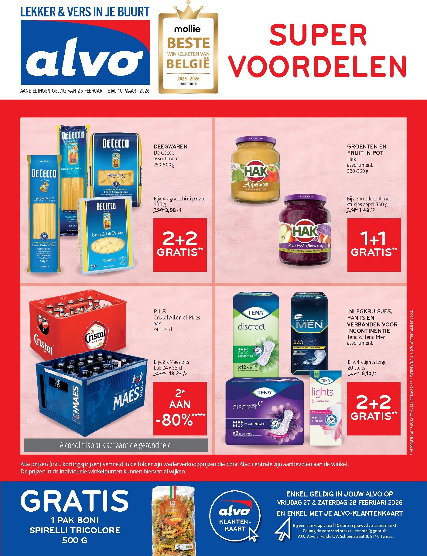 alvo - De Alvo folder geldig vanaf 25/02/2026 t/m 10/03/2026