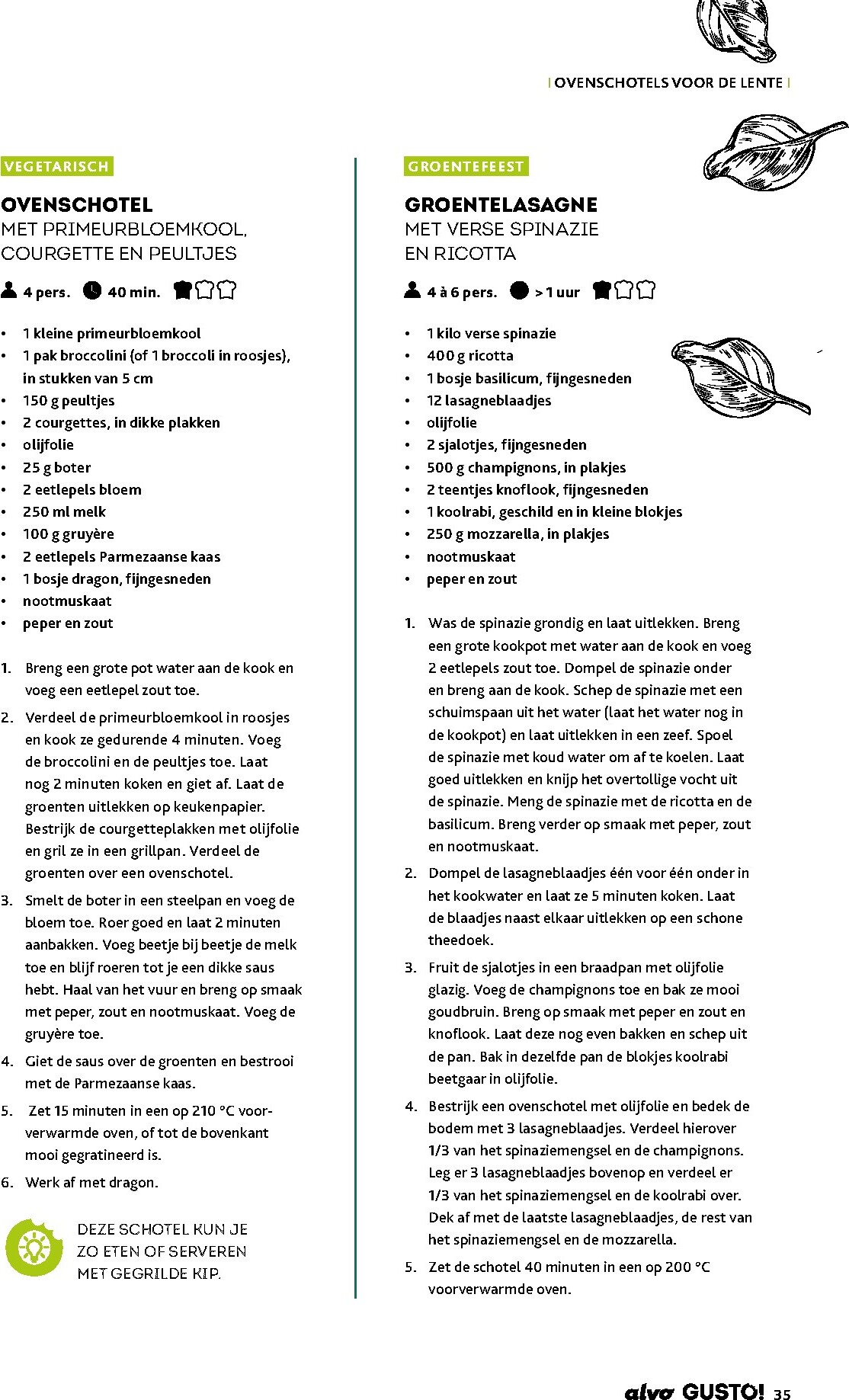 alvo - De Alvo - Gusto folder geldig vanaf 25/03/2026 t/m 31/05/2026 - page: 35