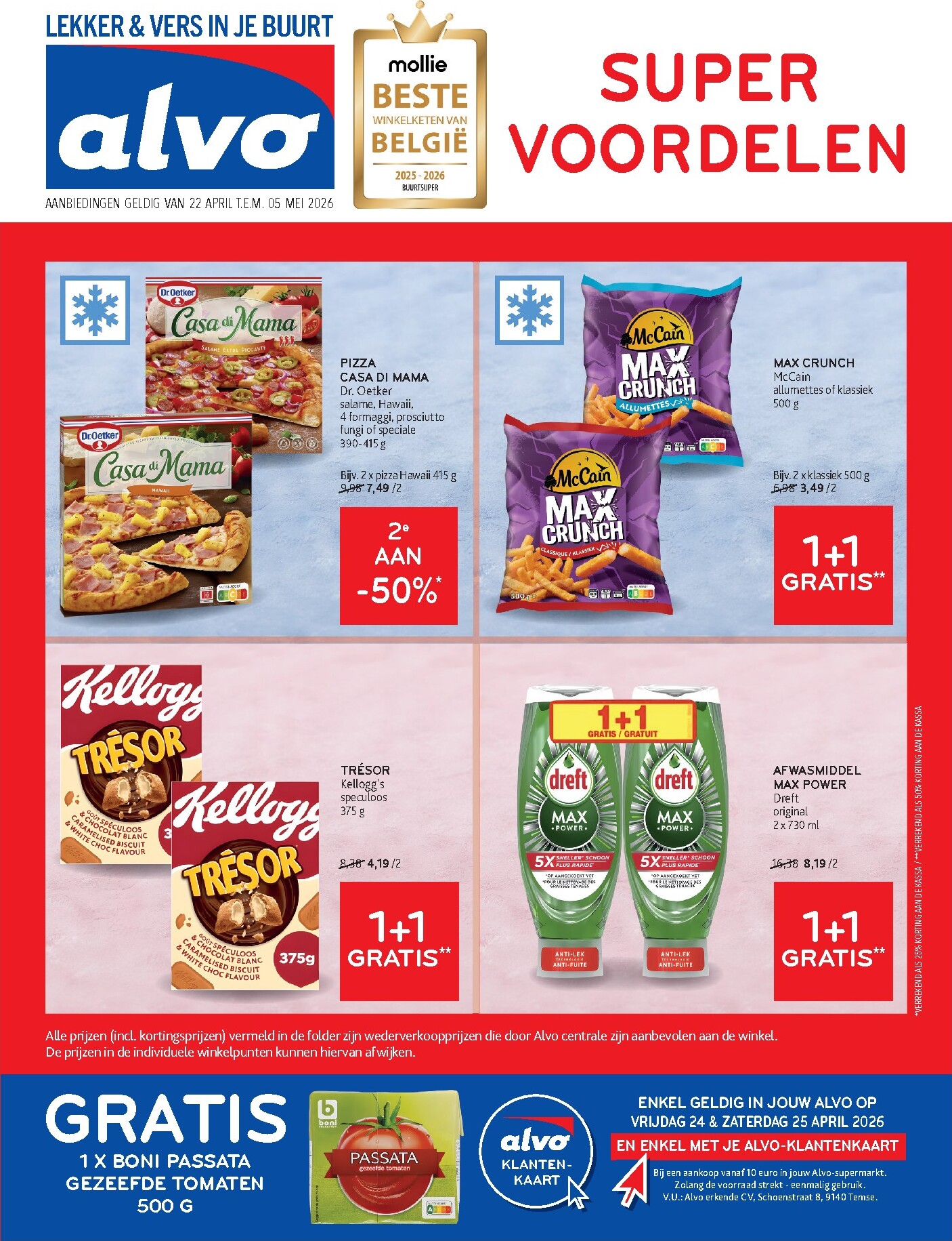 alvo - Huidige Alvo folder geldig van woensdag 22/04/2026 tot dinsdag 05/05/2026