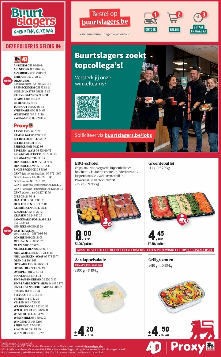 buurtslagers - Buurtslagers folder geldig vanaf 30/07 - 09/09 - page: 4