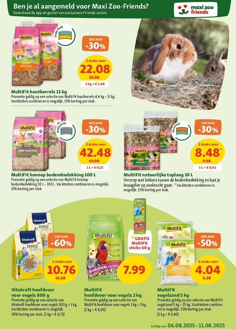 maxizoo - Maxizoo folder geldig vanaf 06/08 - 11/08 - page: 15