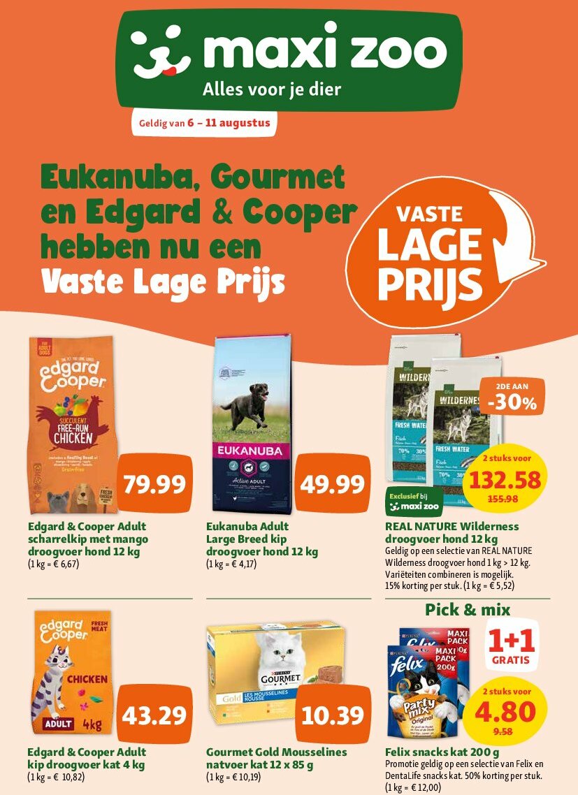 maxizoo - Maxizoo folder geldig vanaf 06/08 - 11/08