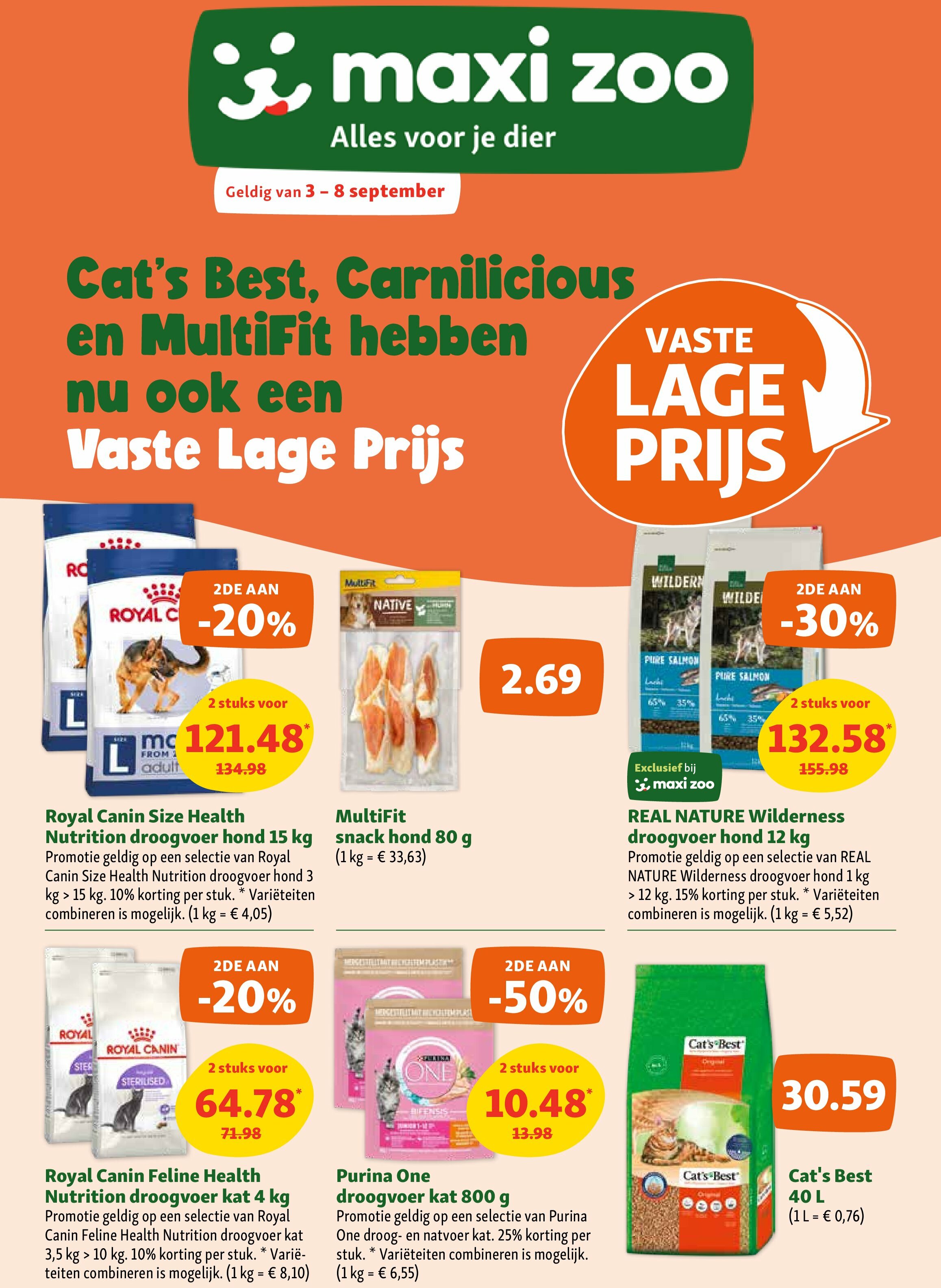 maxizoo - Maxizoo folder geldig vanaf 03/09 - 08/09