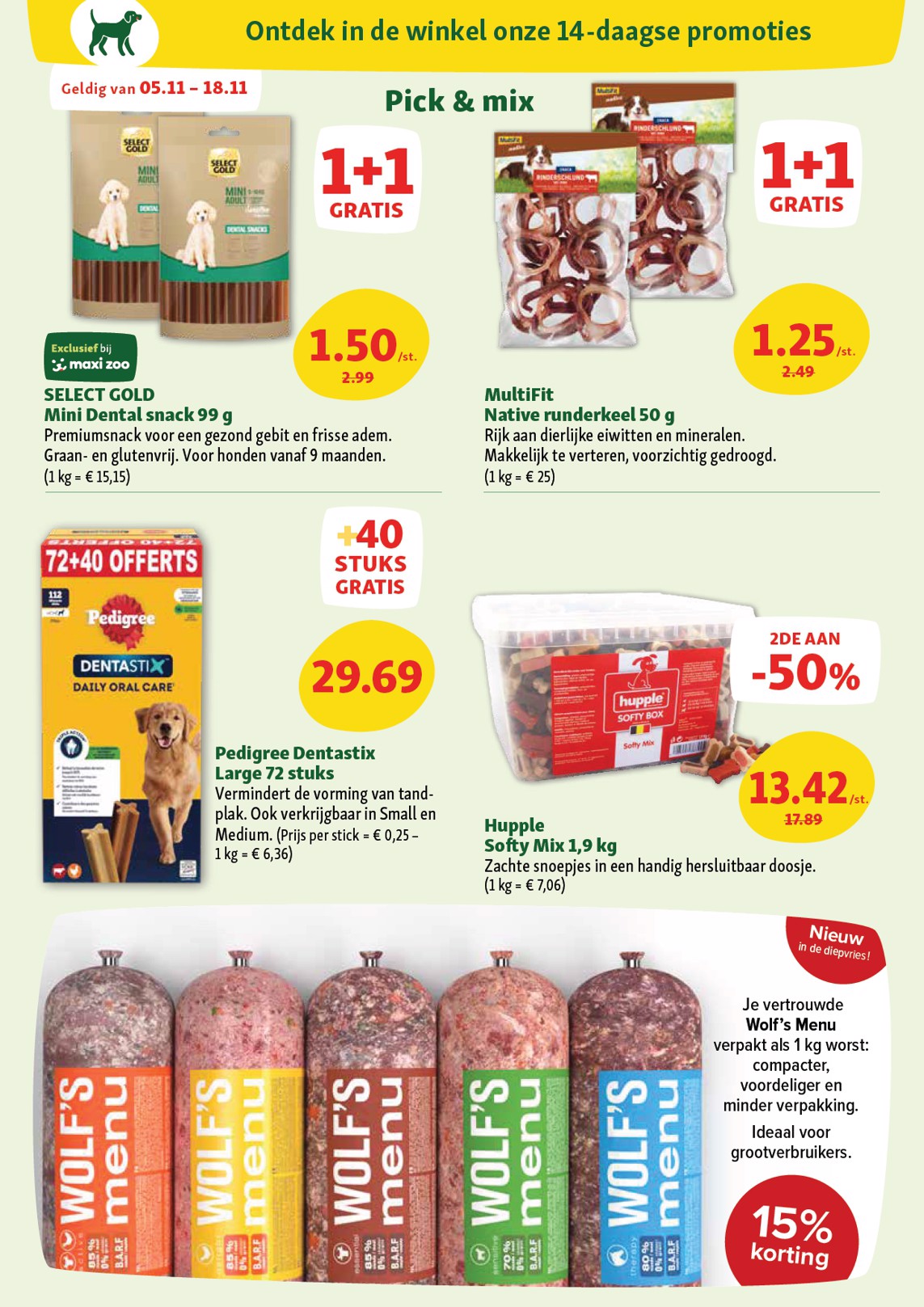 maxizoo - De Maxizoo folder geldig vanaf 05/11 t/m 02/12 - page: 5