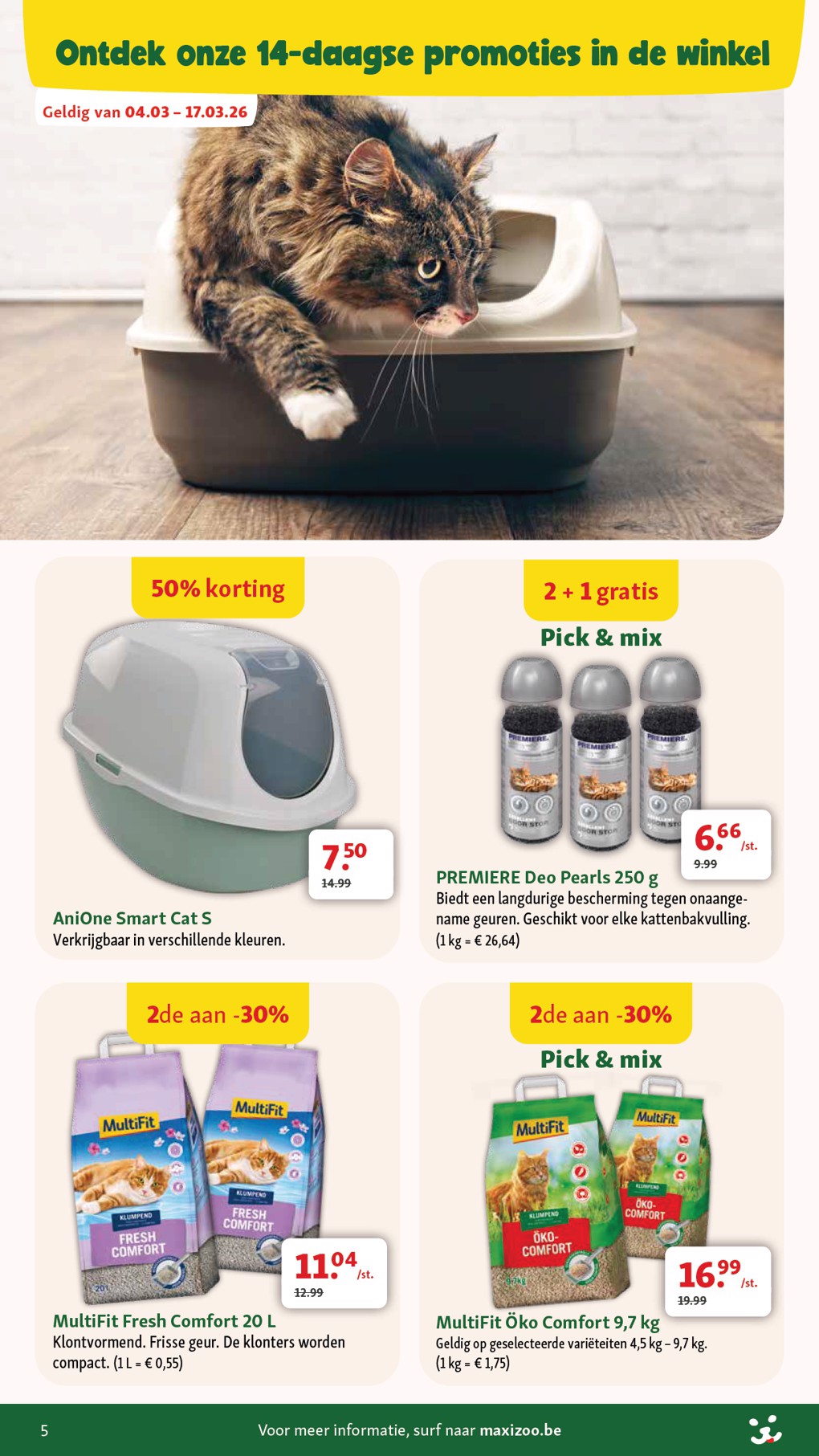 maxizoo - De Maxizoo folder geldig vanaf 04/03/2026 t/m 31/03/2026 - page: 5