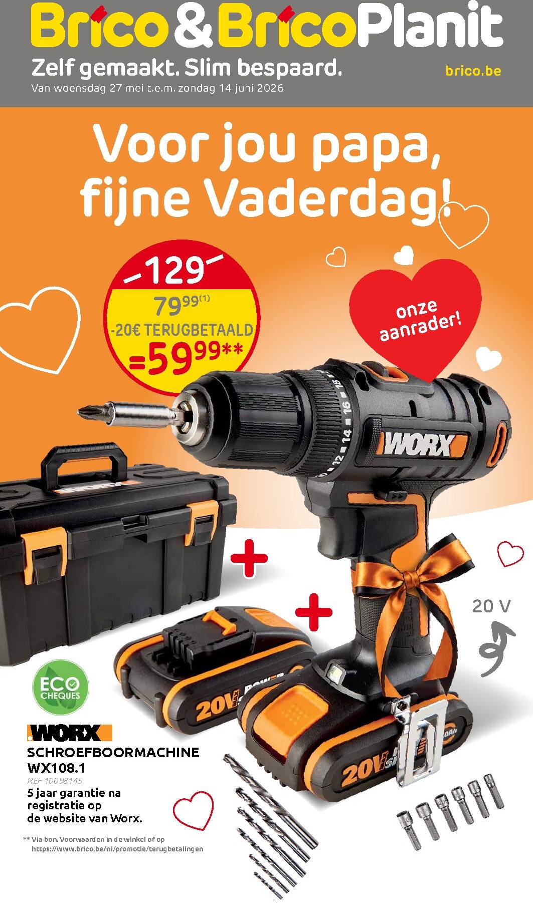 brico - Huidige Brico folder geldig van woensdag 27/05/2026 tot zondag 14/06/2026