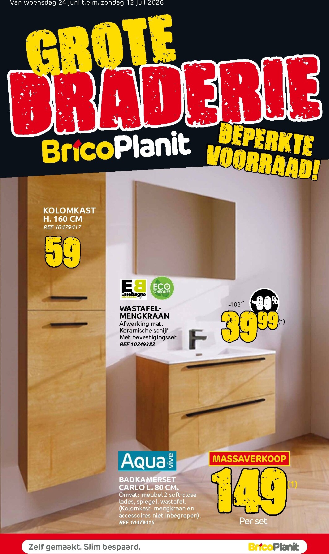 brico - Huidige Brico folder geldig van woensdag 24/06/2026 tot zondag 12/07/2026