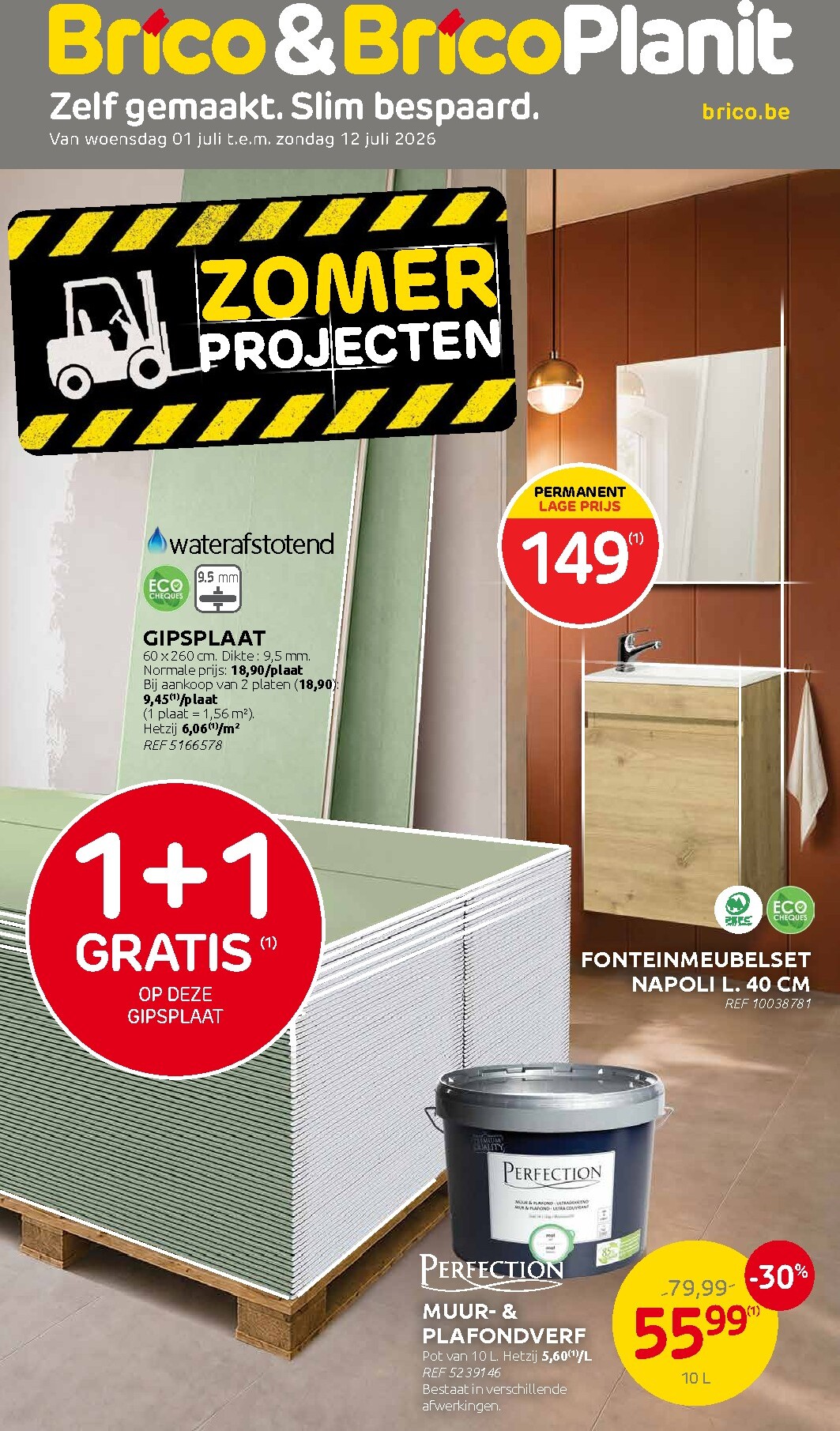 brico - Huidige Brico folder geldig van woensdag 01/07/2026 tot zondag 12/07/2026