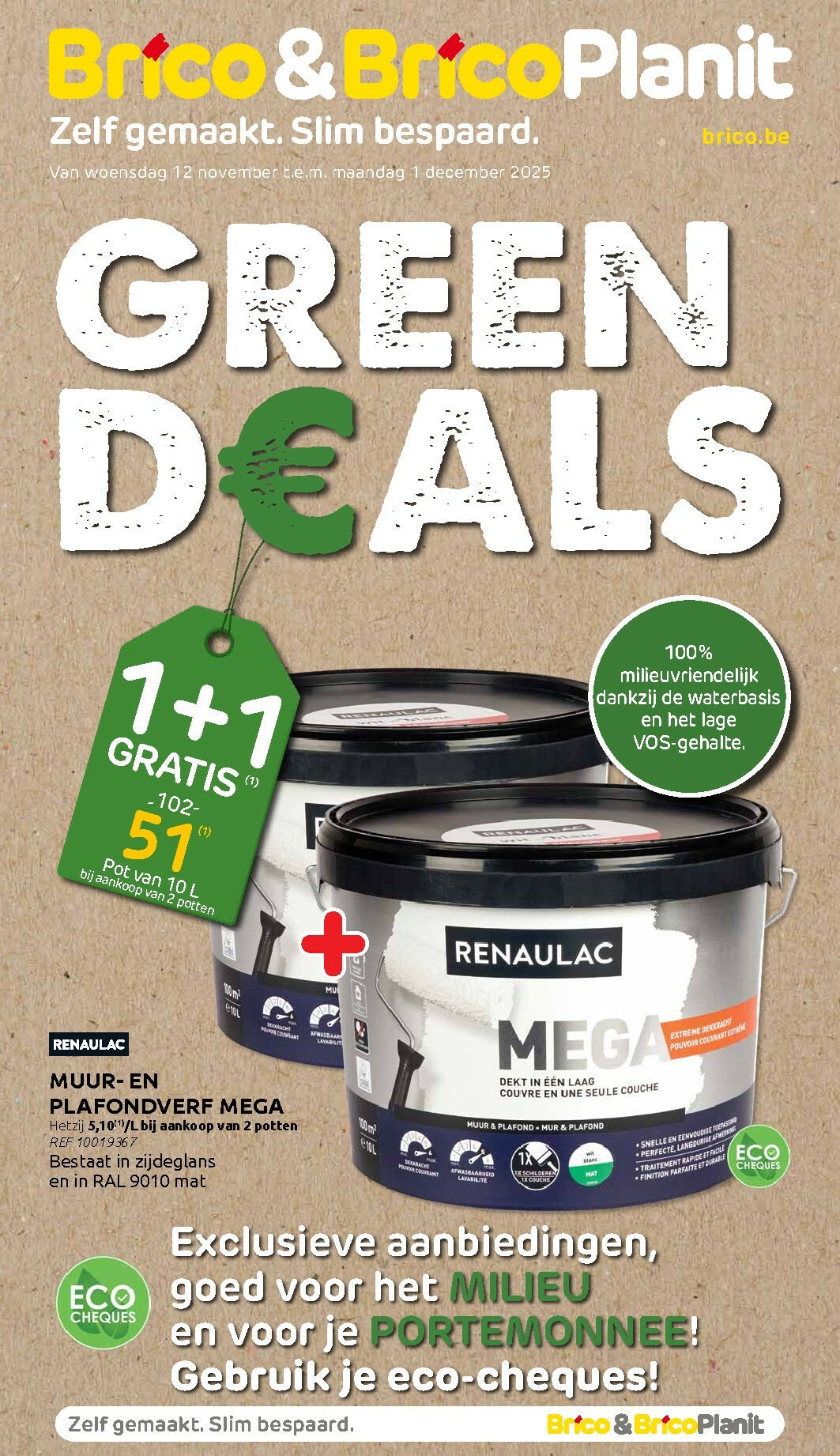 brico - De Brico - Green Deals folder geldig vanaf 12/11 t/m 01/12
