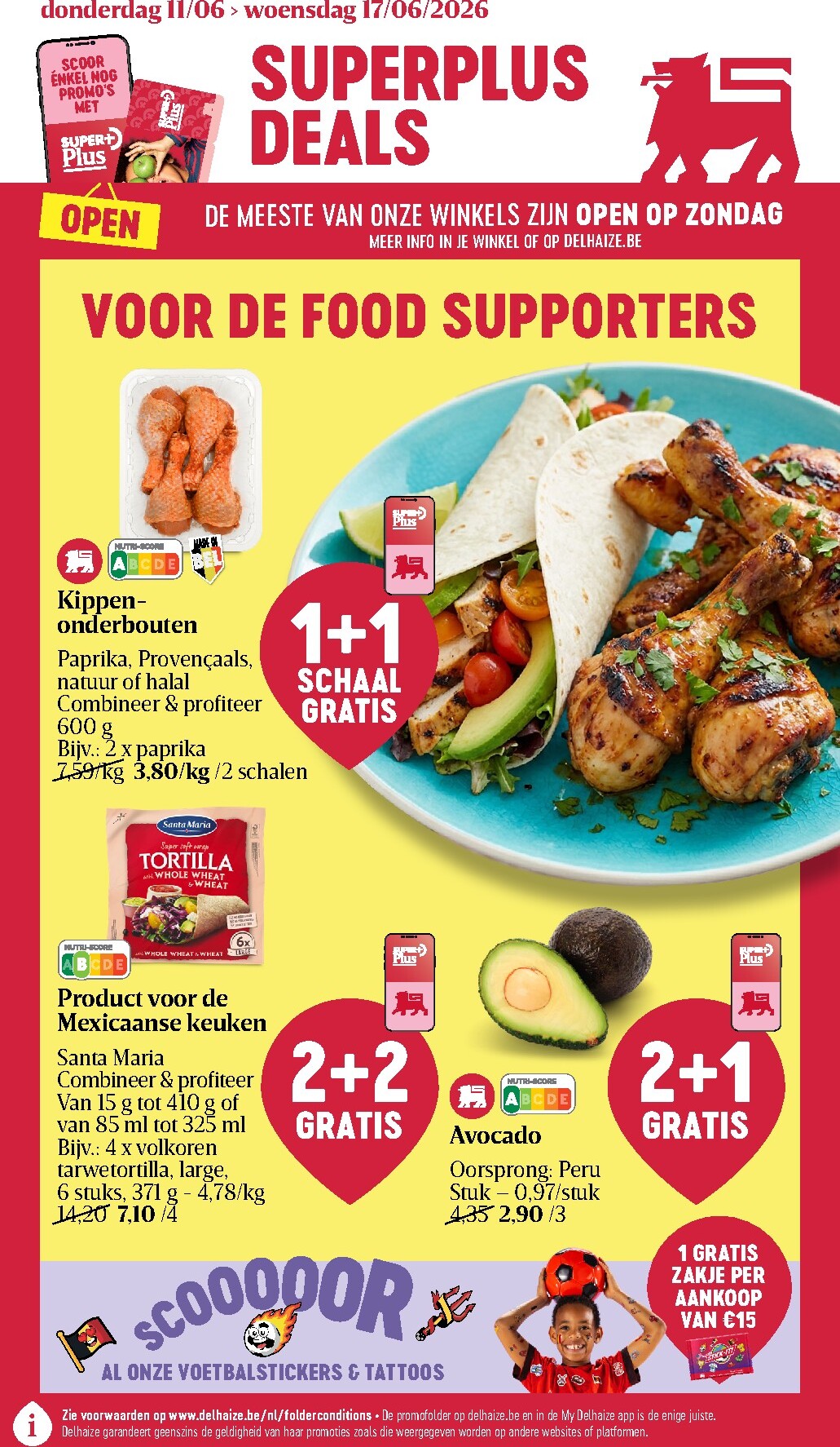 delhaize - Toekomstige Delhaize folder geldig van donderdag 11/06/2026 tot woensdag 17/06/2026