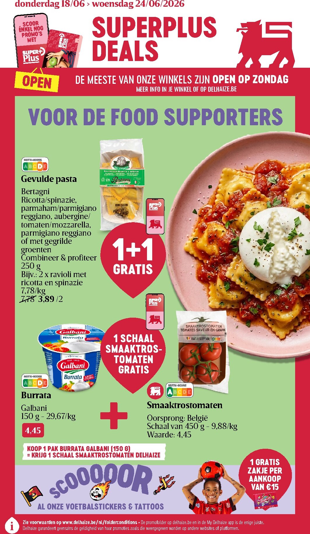 delhaize - Toekomstige Delhaize folder geldig van donderdag 18/06/2026 tot woensdag 24/06/2026