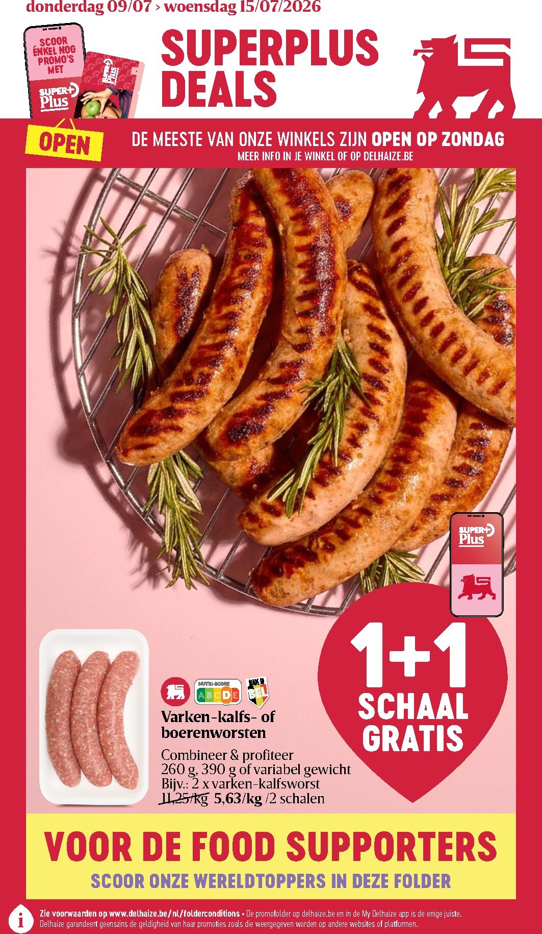 delhaize - Huidige Delhaize folder geldig van donderdag 09/07/2026 tot woensdag 15/07/2026