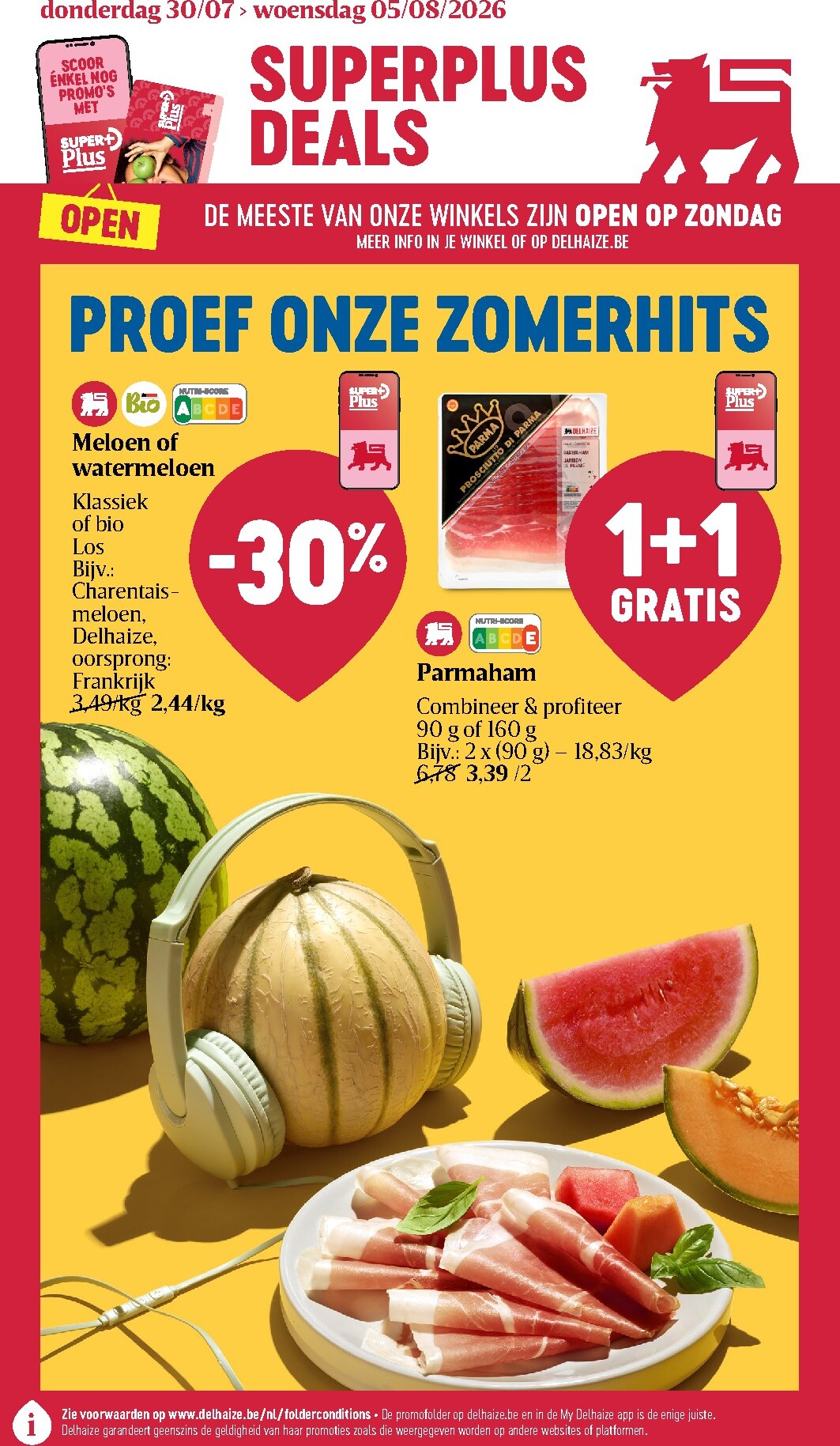 delhaize - Toekomstige Delhaize folder geldig van donderdag 30/07/2026 tot woensdag 05/08/2026