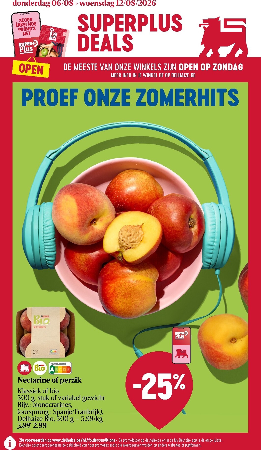 delhaize - Toekomstige Delhaize folder geldig van donderdag 06/08/2026 tot woensdag 12/08/2026 - page: 1