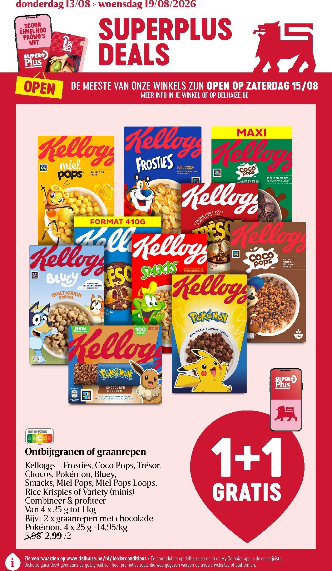 delhaize - Toekomstige Delhaize folder geldig van donderdag 13/08/2026 tot woensdag 19/08/2026 - page: 1