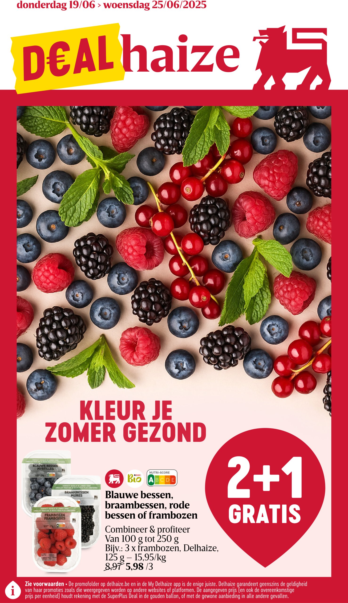 delhaize - Delhaize folder geldig vanaf 19/06 - 25/06