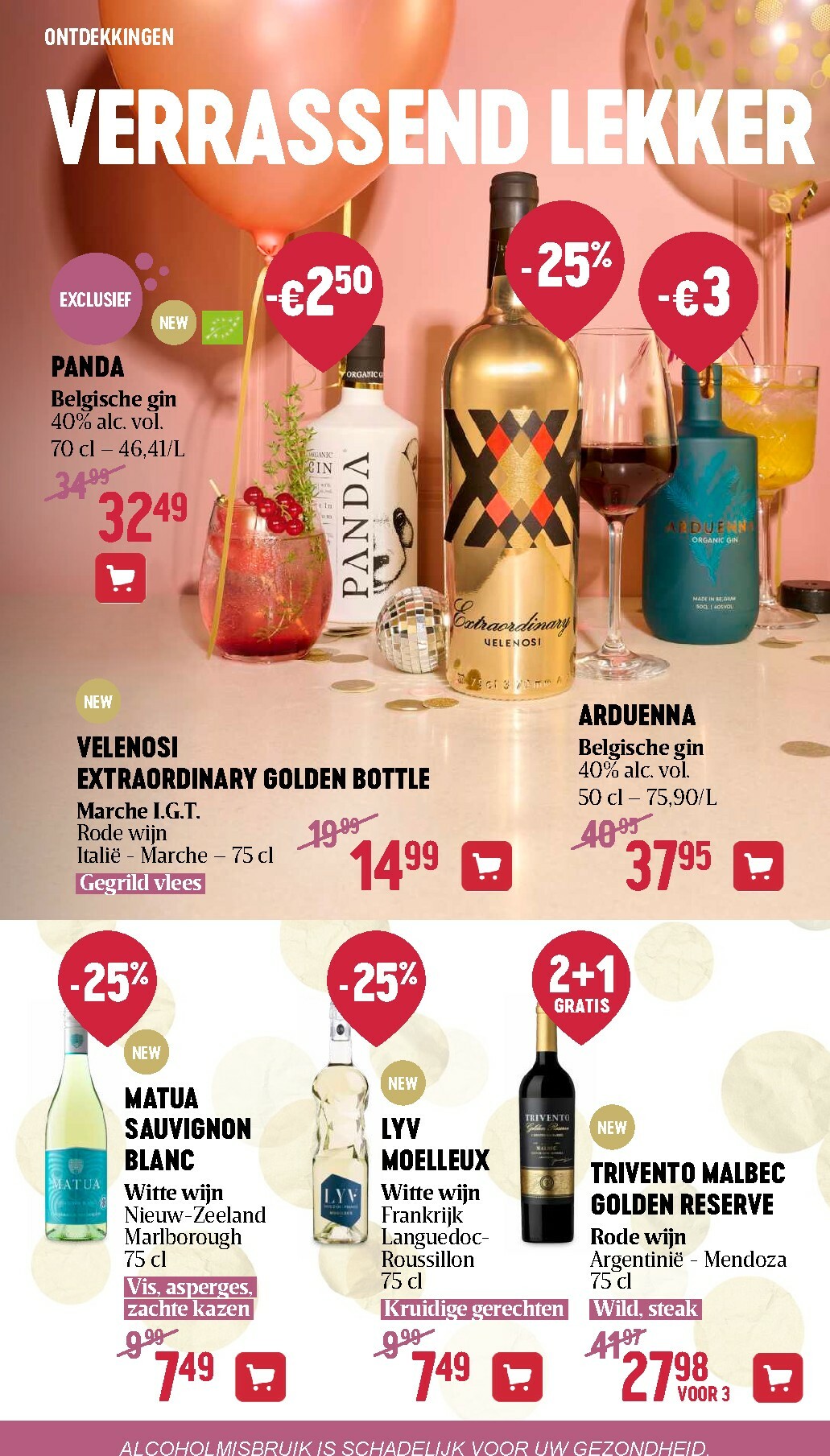 delhaize - De Delhaize - Feestgids Drinks folder geldig vanaf 13/11 t/m 31/12 - page: 16