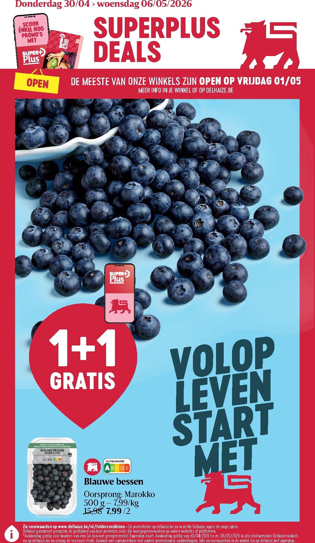 delhaize - Toekomstige Delhaize folder geldig van donderdag 30/04/2026 tot woensdag 06/05/2026