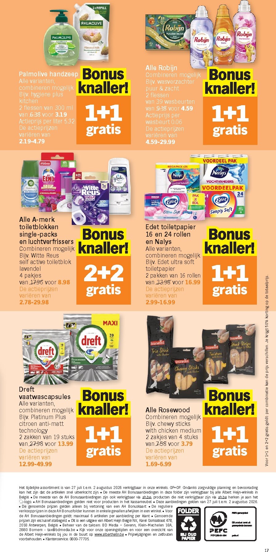 albert-heijn - Albert Heijn folder voor volgende week van maandag 27/07/2026 tot zondag 02/08/2026 - page: 17