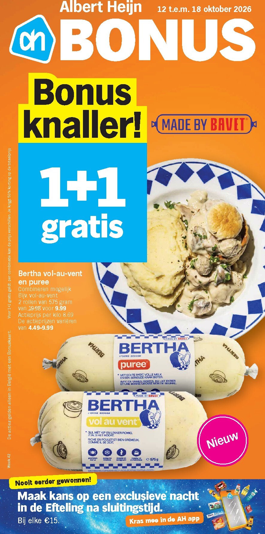 albert-heijn - Albert Heijn folder voor volgende week van maandag 12/10/2026 tot zondag 18/10/2026 - page: 1