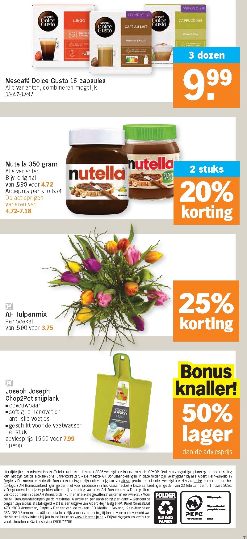 albert-heijn - De Albert Heijn folder geldig vanaf 23/02/2026 t/m 01/03/2026 - page: 31
