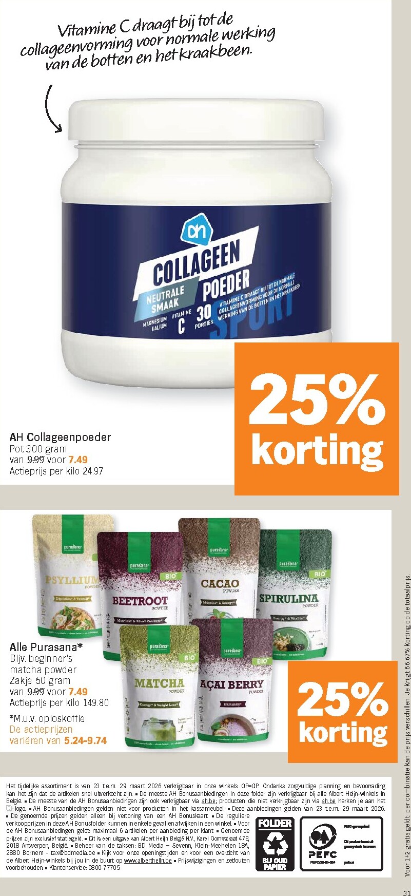 albert-heijn - De Albert Heijn folder geldig vanaf 23/03/2026 t/m 29/03/2026 - page: 31